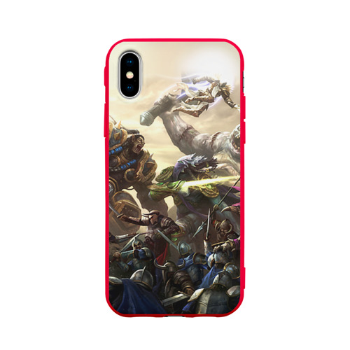 Чехол для Apple iPhone X силиконовый матовый HotS 11 Фото 01 Чехол для Apple iPhone X силиконовый матовый HotS 11 Фото 01