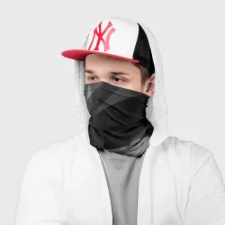 Бандана-труба 3D Camo - Black & White Чёрно-белый камуфляж - фото 2