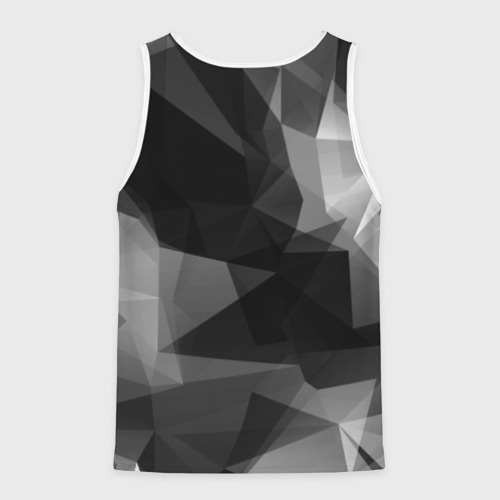 Мужская майка 3D Camo - Black & White Чёрно-белый камуфляж, цвет 3D печать - фото 2