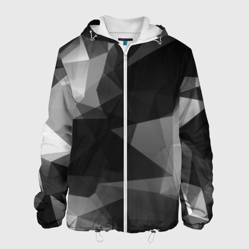 Мужская куртка 3D Camo - Black & White Чёрно-белый камуфляж, цвет 3D печать