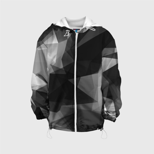 Детская куртка 3D Camo - Black & White Чёрно-белый камуфляж