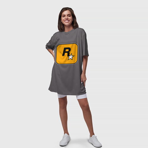 Платье-футболка 3D Rockstar Games, цвет 3D печать - фото 5