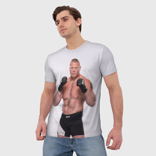 Мужская футболка 3D Брок Леснар 6, цвет 3D печать - фото 3
