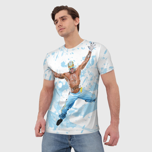 Мужская футболка 3D Рей Мистерио, цвет 3D печать - фото 3