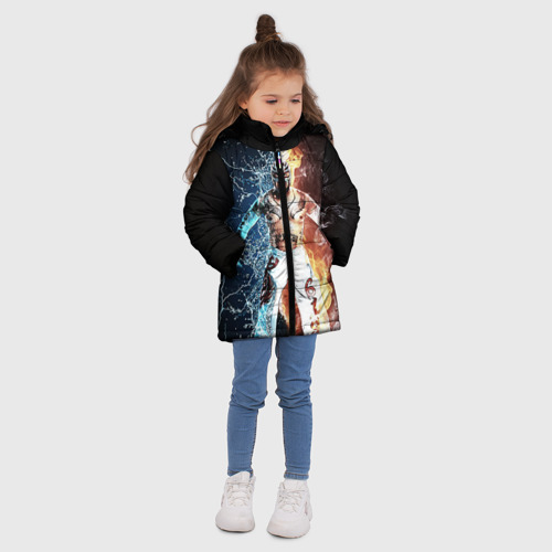 Зимняя куртка для девочек 3D Рей Мистерио, цвет черный - фото 5