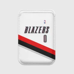 Картхолдер Magsafe магнитный Форма Portland Trail Blazers белая