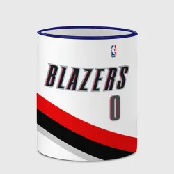 Кружка с полной запечаткой Форма Portland Trail Blazers белая - фото 2