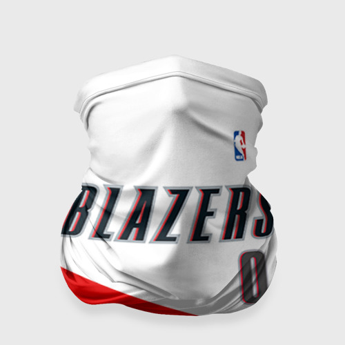 Бандана-труба 3D Форма Portland Trail Blazers белая