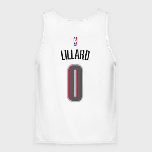 Мужская майка 3D Форма Portland Trail Blazers белая, цвет 3D печать - фото 2