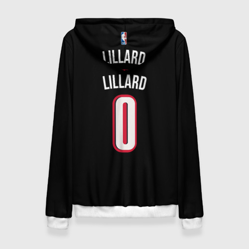 Женский костюм с толстовкой 3D Форма Portland Trail Blazers чёрная, цвет белый - фото 2