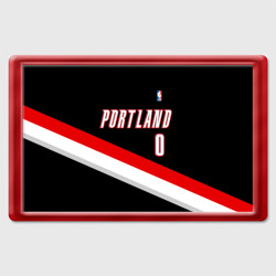 Магнит 45*70 Форма Portland Trail Blazers чёрная