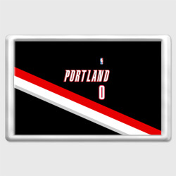 Магнит 45*70 Форма Portland Trail Blazers чёрная