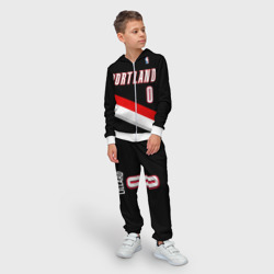 Детский костюм 3D Форма Portland Trail Blazers чёрная - фото 2