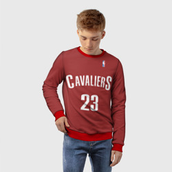 Детский свитшот 3D Форма Cavaliers Cleveland красная - фото 2
