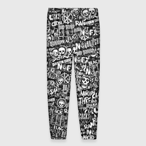 Мужские брюки 3D Панк-рок. стикербомбинг, цвет 3D печать - фото 2