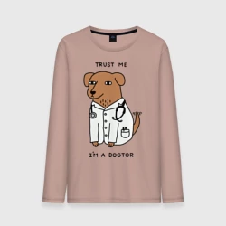 Мужской лонгслив хлопок Dogtor