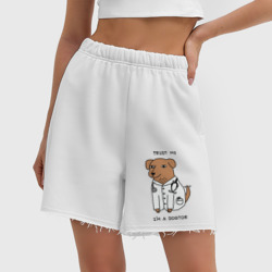 Женские шорты oversize футер хлопок Dogtor - фото 2