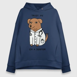 Женское худи Oversize хлопок Dogtor