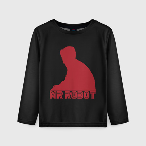 Детский лонгслив 3D Mr Robot, цвет 3D печать