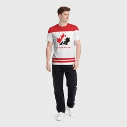 Мужская футболка 3D Team Canada - фото 5