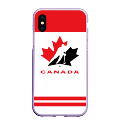 Чехол для iPhone XS Max матовый Team Canada