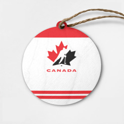 Деревянная игрушка круг Team Canada