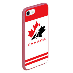 Чехол для iPhone 7/8 матовый Team Canada - фото 2