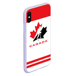 Чехол для iPhone XS Max матовый Team Canada - фото 2