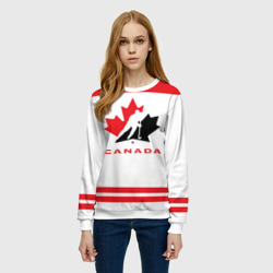 Женский свитшот 3D Team Canada - фото 2
