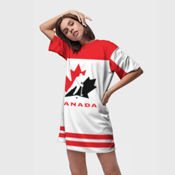 Платье-футболка 3D Team Canada - фото 2
