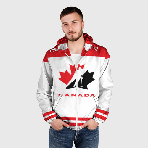 Мужская ветровка 3D Team Canada, цвет белый - фото 3