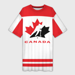 Платье-футболка 3D Team Canada
