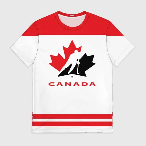 Мужская футболка 3D Team Canada