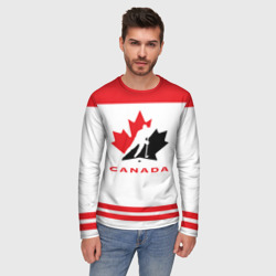 Мужской лонгслив 3D Team Canada - фото 2