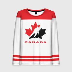 Женский лонгслив 3D Team Canada