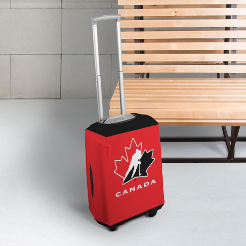 Чехол для чемодана 3D Team Canada, цвет 3D печать - фото 3