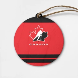 Деревянная игрушка круг Team Canada