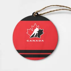 Деревянная игрушка круг Team Canada