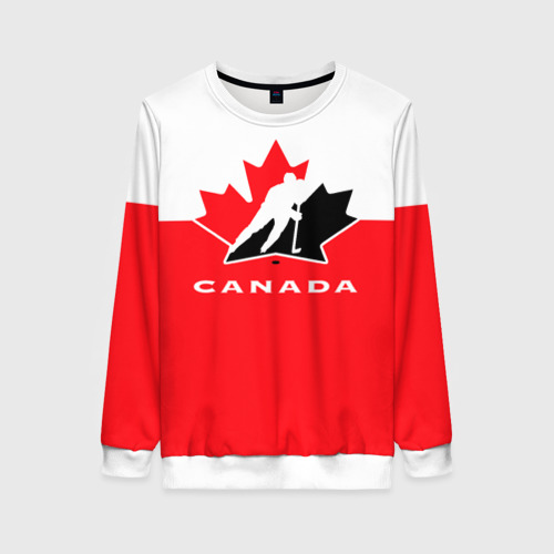 Женский свитшот 3D Team Canada, цвет 3D печать