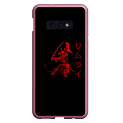 Чехол для Samsung S10E Японские иероглифы - самурай