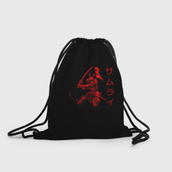 Рюкзак-мешок 3D Японские иероглифы - самурай