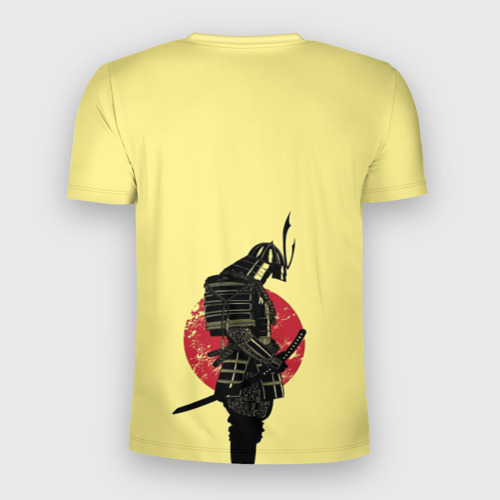 Мужская футболка 3D Slim Японский самурай честь, цвет 3D печать - фото 2