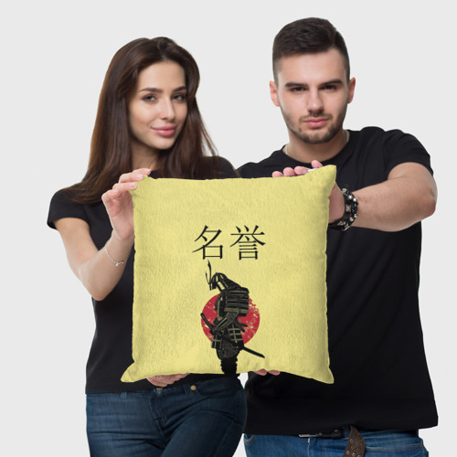 Подушка 3D Японский самурай честь - фото 3