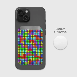 Картхолдер Magsafe магнитный Тетрис - фото 2
