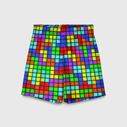 Детские спортивные шорты 3D Тетрис