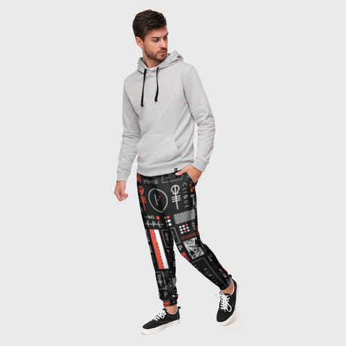 Мужские брюки 3D Twenty One Pilots, цвет 3D печать - фото 3