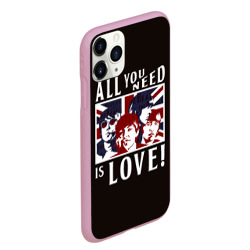 Чехол для iPhone 11 Pro Max матовый All You Need Is Love - фото 2