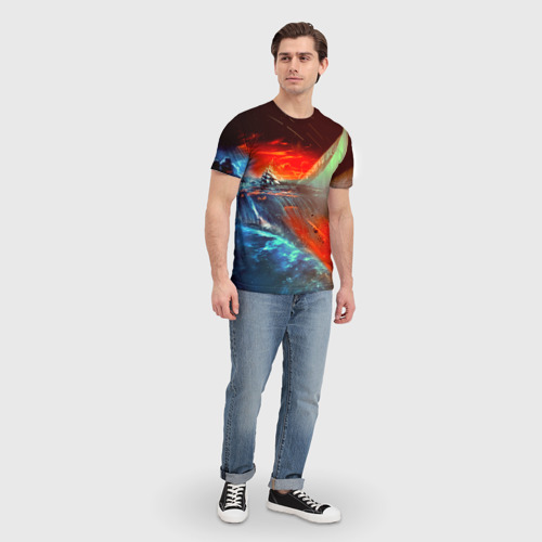Мужская футболка 3D Фантастика, цвет 3D печать - фото 5