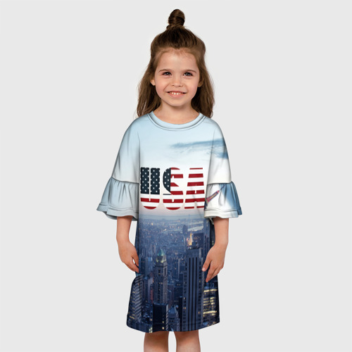 Детское платье 3D Город New York - фото 4