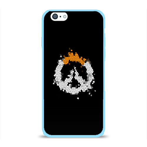 Чехол для Apple iPhone 6 силиконовый глянцевый Overwatch Logo (Краска-Витраж) Фото 01 Чехол для Apple iPhone 6 силиконовый глянцевый Overwatch Logo (Краска-Витраж) Фото 01